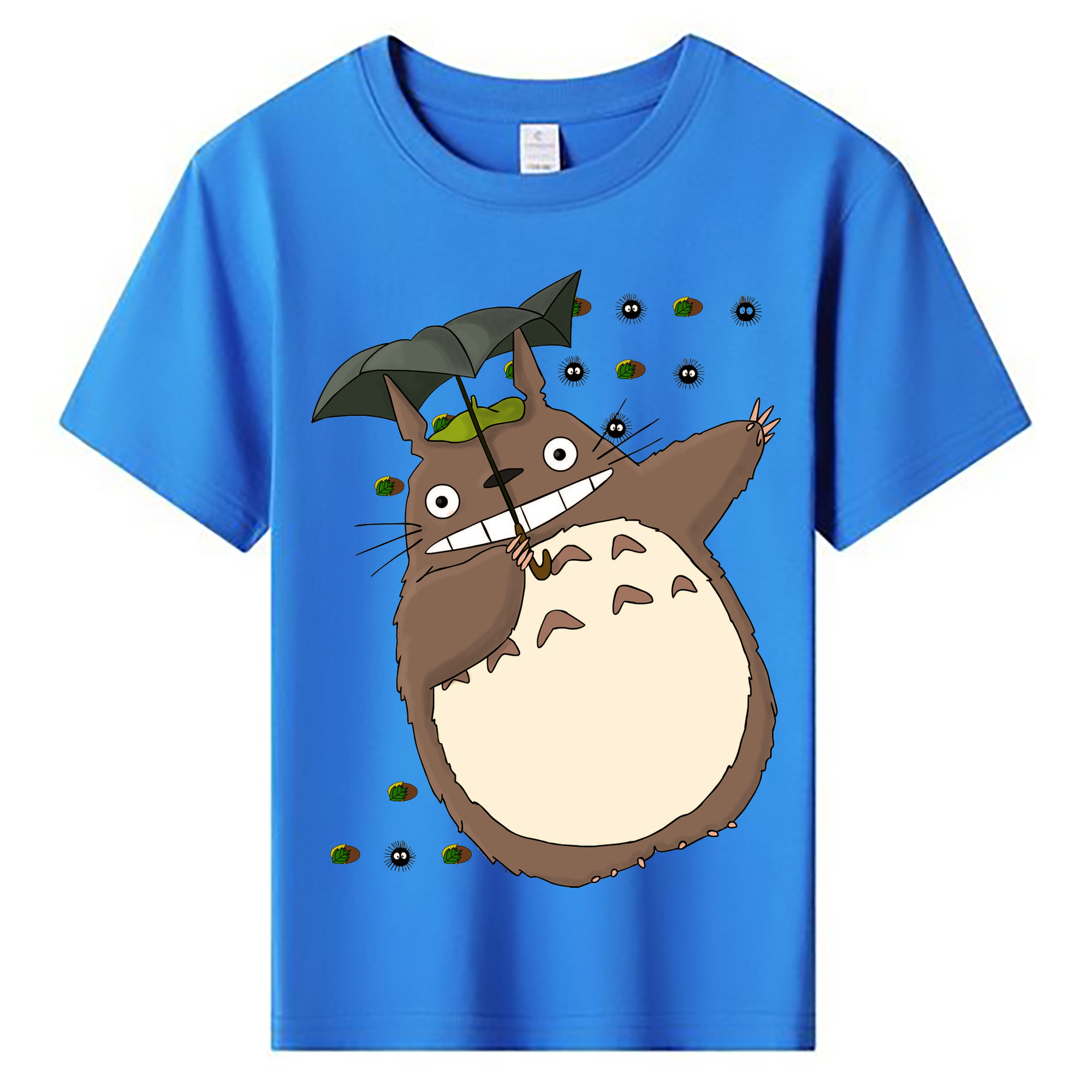 （画像用） となりのトトロ 草壁メイ 草壁サツキ My Neighbor Totoro Satsuki Kusakabe Mei Kusakabe 綿100％キッズTシャツ（フロントプリント）